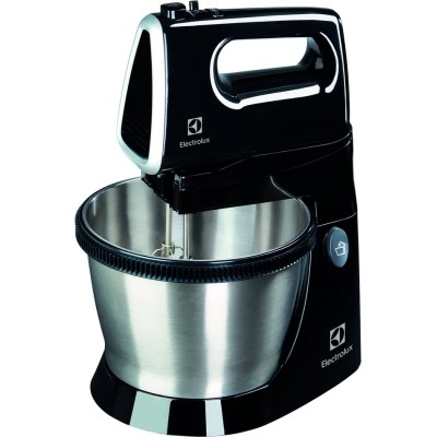 Миксер Electrolux стационарный 450Вт, насадки-4, чаша-металл, 3.5л, черный (ESM3310)