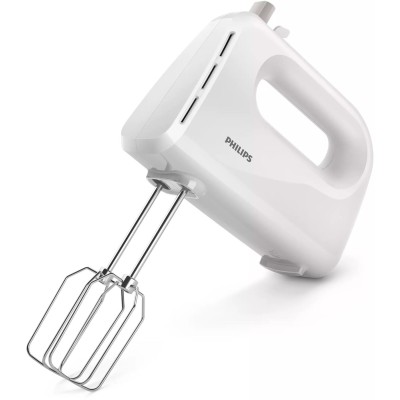 Миксер Philips ручной Daily Collection 300Вт, насадки-2, белый (HR3702/00)
