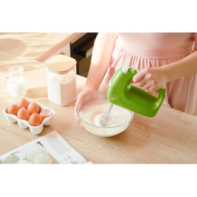 Миксер Sencor ручной 200Вт, насадки-2, турборежим, 5 скоростей, зеленый (SHM5401GR)