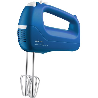 Миксер Sencor ручной 200Вт, насадки-2, турборежим, 5 скоростей, синий (SHM5402BL)