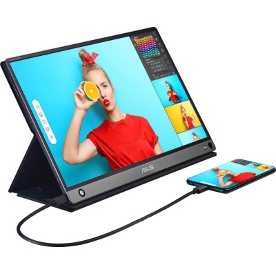 Купити Монитор LCD 15.6" Asus ZenScreen MB16AMT MicroHDMI, USB-C, MM, IPS, 1920x1080, 7800mAh, Touch Screen (90LM04S0-B01170)