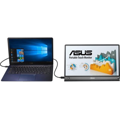 Купити Монитор LCD 15.6" Asus ZenScreen MB16AMT MicroHDMI, USB-C, MM, IPS, 1920x1080, 7800mAh, Touch Screen (90LM04S0-B01170)