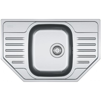 Мойка кухонная Franke Polar, нерж.сталь, нестандарт, с крылом, 780х490х175мм, чаша- 1, накладная, PXL 612-E, нерж декор (101.033