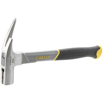 Молоток STANLEY 600г, для кровельщика, ручка стекловолокно, на бойке магнит (STHT0-51311)