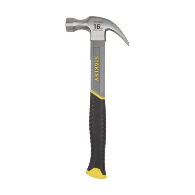 Молоток-гвоздодер STANLEY 450г, рукоятка из стекловолокна (STHT0-51309)