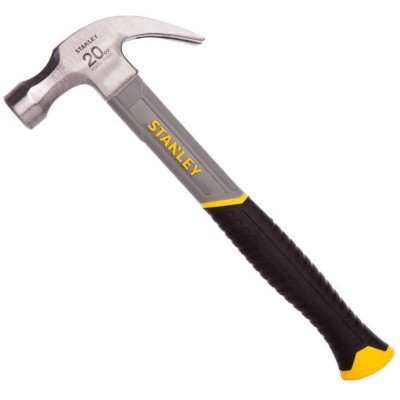 Молоток-гвоздодер STANLEY 560г, рукоятка из стекловолокна (STHT0-51310)