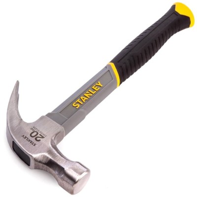 Молоток-гвоздодер STANLEY 560г, рукоятка из стекловолокна (STHT0-51310)