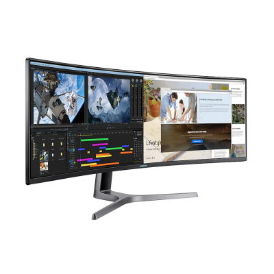Купити Монитор CURVED GAMING QLED LCD Samsung 48.9" C49RG90 DualQHD 4ms, 2xDP, HDMI, VA, USB, 120Hz, 32:9 (LC49RG90SSIXCI)