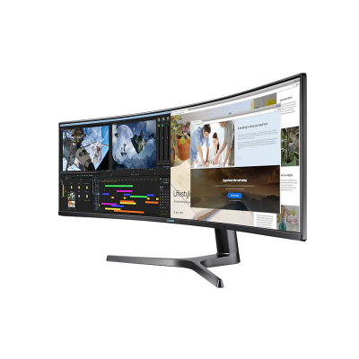 Купити Монитор CURVED GAMING QLED LCD Samsung 48.9" C49RG90 DualQHD 4ms, 2xDP, HDMI, VA, USB, 120Hz, 32:9 (LC49RG90SSIXCI)