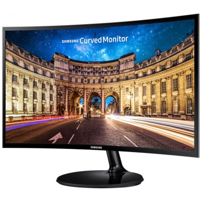 Монитор CURVED LED LCD Samsung 23.5" C24F390F FHD 4ms, D-Sub, HDMI, VA, Headphone, Black, 178/178 (LC24F390FHIXCI)
