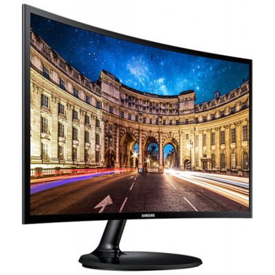 Монитор CURVED LED LCD Samsung 23.5" C24F390F FHD 4ms, D-Sub, HDMI, VA, Headphone, Black, 178/178 (LC24F390FHIXCI)