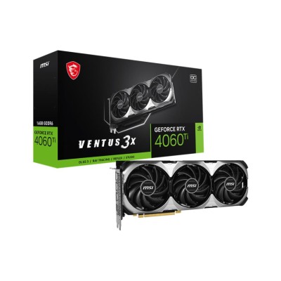 Відеокарта PCIE16 RTX4060TI 16GB RTX4060TI VENTUS 3X 16G OC MSI - 0
