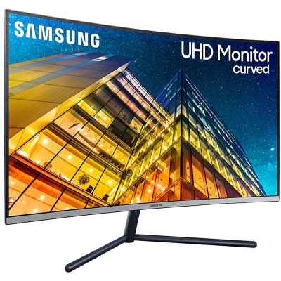 Монитор CURVED LED LCD Samsung 32" U32R590 UHD (4K) 4ms, DP, HDMI, VA, HP, Dark Blue Gray, 178/178 (LU32R590CWIXCI)