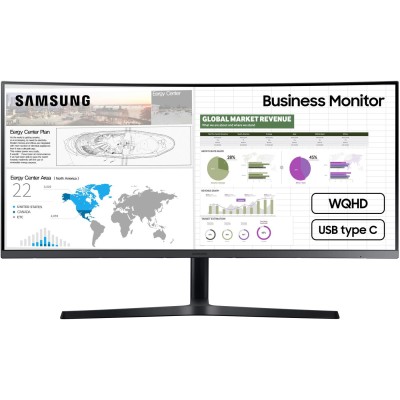Купити Монитор CURVED LED LCD Samsung 34" C34H890 UWQHD 21:9, 4ms, DP,HDMI,USB-Hub,USB-TypeC,Audio,VA (LC34H890WGIXCI)