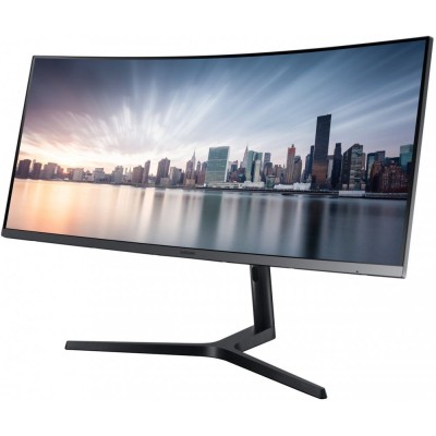 Монитор CURVED QLED LCD Samsung 34" C34H890WJI UWQHD 4ms, DP, HDMI, VA, HP, USB-С, Black, HA, 21:9 (LC34H890WJIXCI)