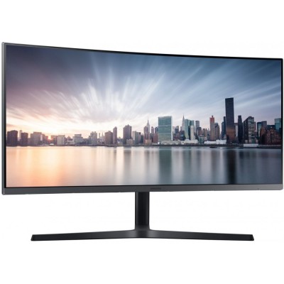 Монитор CURVED QLED LCD Samsung 34" C34H890WJI UWQHD 4ms, DP, HDMI, VA, HP, USB-С, Black, HA, 21:9 (LC34H890WJIXCI)