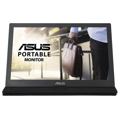 Монитор LCD 15.6" Asus MB169C+ USB Type-C, IPS, 1920x1080, 60Hz, 5ms, Flicker free, Low Blue Light (90LM0180-B01170)