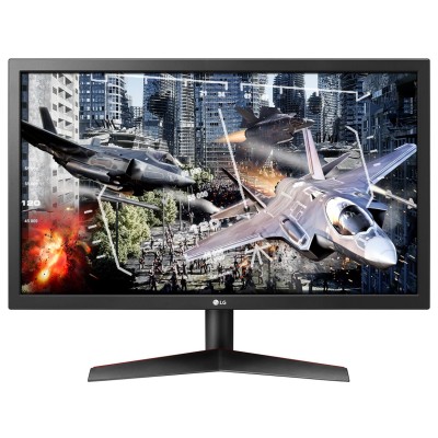 Монитор LCD 23.6" LG 24GL600F-B, 2*HDMI, DP, TN, 144Hz, 1ms, FreeSync (24GL600F-B)