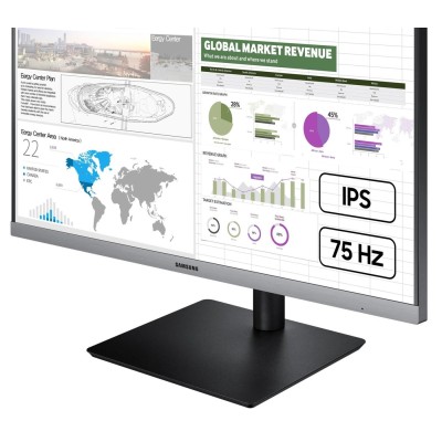 Монитор LCD 23.8" Samsung S24R650F FHD 5ms, D-Sub, HDMI,DP,USB-Hub,ІPS,Dark Blue Gray,Pivot (LS24R650FDIXCI)