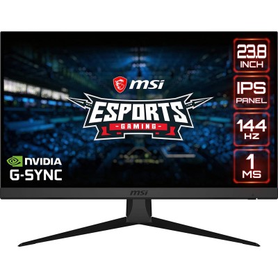 Купити Монитор LCD 24" MSI Optix G242, HDMI, DP, IPS, 1920x1080, 144Hz, 1ms, G-Sync (OPTIX_G242)