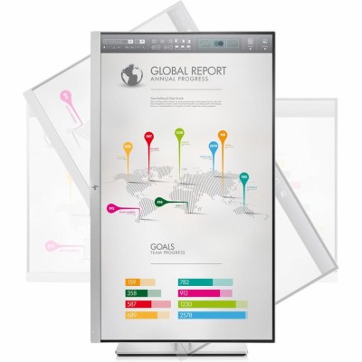 Монитор LCD 27" HP EliteDisplay E273q, D-Sub,HDMI,DP,USB-Hub,IPS, 2560x1440, 60Hz, 5ms (1FH52AA)