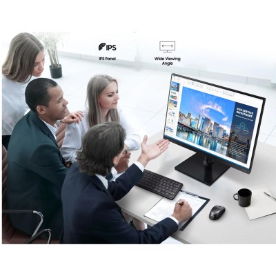 Монитор LCD 27" Samsung F27T450F, HDMI, DP, mini-jack 3,5mm, USB, IPS, Pivot, 1920x1080, 75Hz, 5ms (LF27T450FQIXCI)