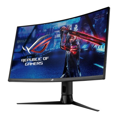 Монитор LCD 31.5" Asus ROG Strix XG32VC HDMI, DP, USB Type C/B, VA, 2560x1440, Curved,170Hz, 1ms, HDR400, 125% sRGB, FreeSync (9
