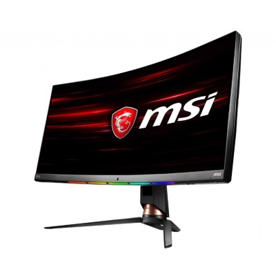 Монитор LCD 34" MSI Optix MPG341CQR, 2xHDMI, DP, 3xUSB 3.1, USB C, VA, 3440x1440, CURVED, 144Hz, 1ms, sRGB 105%, AdaptiveSync (O