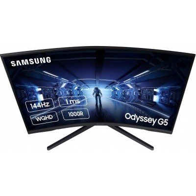 Монитор LCD Samsung 31.5" Odyssey G5 LC32G55T, DP, 2*HDMI, VA, 2560x1440, CURVED, 1ms, 144Hz, FreeSync (LC32G55TQWIXCI)