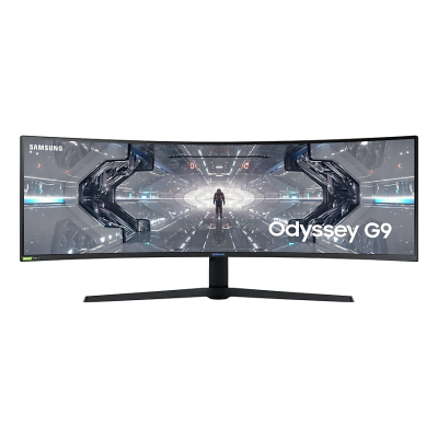 Купити Монитор QLED Samsung 48.7" Odyssey G9 49G95T, 2xDP, HDMI, USB, VA, 32:9, 5120x1440, CURVED, 240Hz, 1ms, HDR (LC49G95TSSIX