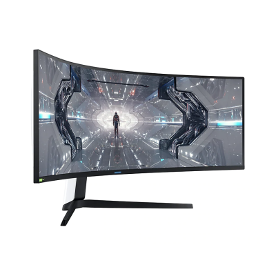 Купити Монитор QLED Samsung 48.7" Odyssey G9 49G95T, 2xDP, HDMI, USB, VA, 32:9, 5120x1440, CURVED, 240Hz, 1ms, HDR (LC49G95TSSIX