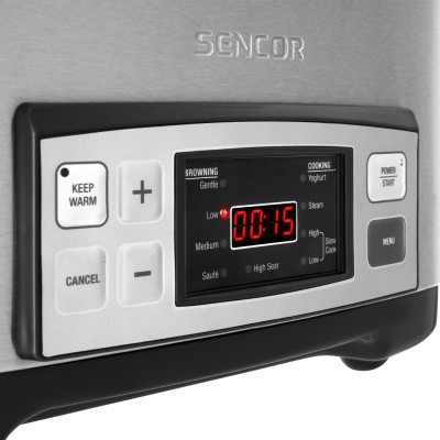 Мультиварка Sencor, 1350Вт, чаша-6л, электронное управл., 9 авто. 