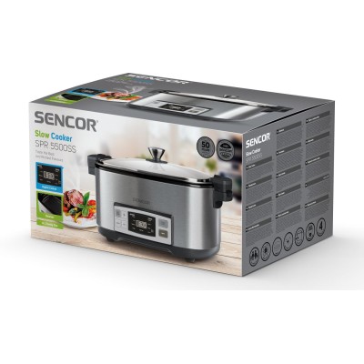 Мультиварка Sencor, 1350Вт, чаша-6л, электронное управл., 9 авто. 