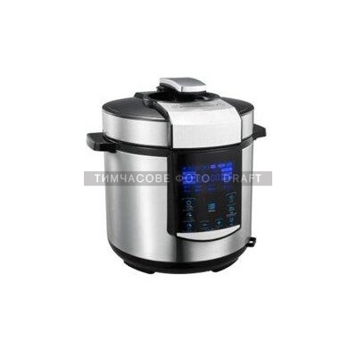 Мультиварка-скороварка Ardesto, 900Вт, чаша-5л, электронное управл., книга рецептов, металл/пластик, серый (MPC-P225)