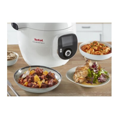 Купити Мультиварка-скороварка Tefal Cook4Me /, 1600Вт, чаша-6л, электронное управл., пластик, белый (CY851130)