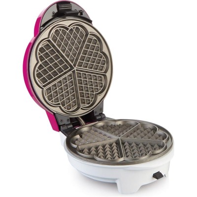 Мультимейкер Gorenje 700Вт, вафельниця, 2 пластины, тефлон, корпус-пластик, розовый (WCM702PW)
