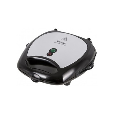 Мультимейкер Tefal Break time 700Вт, тефлон, 3 пластины, корпус-пластик, черно-серебристый (SW614831)