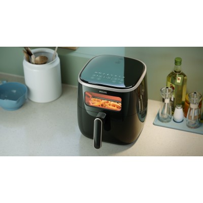Мультипечь Philips Airfryer 3000 Series Xl, 1700Вт, чаша-5.6л, сенсорное управл., пластик, черный (HD9257/80)