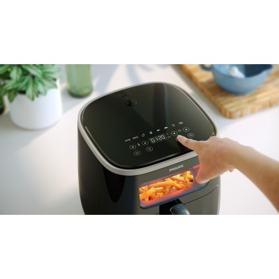 Мультипечь Philips Airfryer 3000 Series Xl, 1700Вт, чаша-5.6л, сенсорное управл., пластик, черный (HD9257/80)