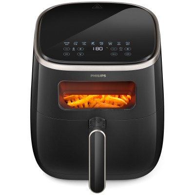 Мультипечь Philips Airfryer 3000 Series Xl, 1700Вт, чаша-5.6л, сенсорное управл., пластик, черный (HD9257/80)