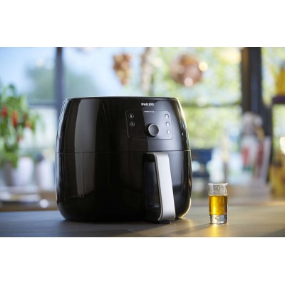 Купити Мультипечь PHILIPS Airfryer XXL, 2225Вт, чаша-1,4л, сенсорное, пластик, черный (HD9650/90)
