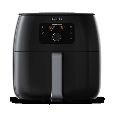 Мультипечь PHILIPS Airfryer XXL, 2225Вт, чаша-1,4л, сенсорное, пластик, черный (HD9650/90)