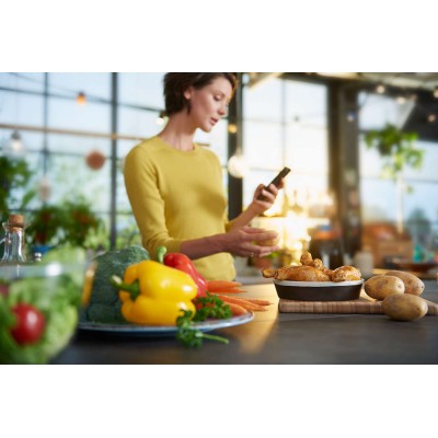 Купити Мультипечь PHILIPS Airfryer XXL, 2225Вт, чаша-1,4л, сенсорное, пластик, черный (HD9650/90)