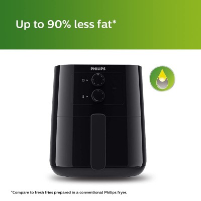 Мультипечь Philips Essential , 1400Вт, чаша-0.8л, механическое управл., пластик, черный (HD9200/90)
