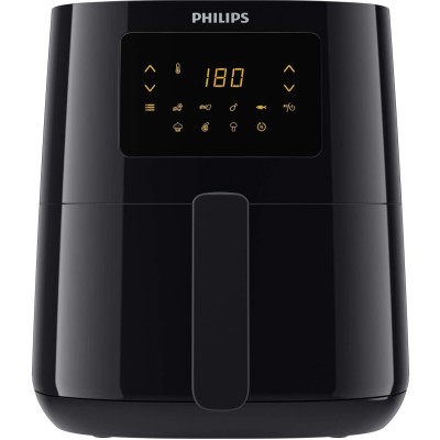 Мультипечь PHILIPS Essential, 1400Вт, чаша-0,8л, сенсорное, пластик, черный (HD9252/90)