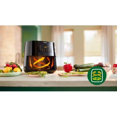 Купити Мультипечь PHILIPS Ovi Essential XL, 2000Вт, чаша-6,2л, сенсорное, пластик, черный (HD9270/90)
