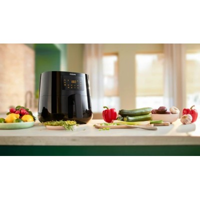 Мультипечь PHILIPS Ovi Essential XL, 2000Вт, чаша-6,2л, сенсорное, пластик, черный (HD9270/90)