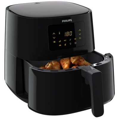 Мультипечь PHILIPS Ovi Essential XL, 2000Вт, чаша-6,2л, сенсорное, пластик, черный (HD9270/90)