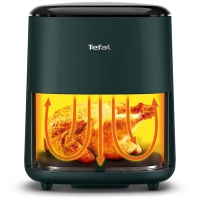 Мультипечь Tefal Eas yFry Max, 1500Вт, чаша-5л, сенсорное управл., 10 программ, пластик, темно-зеленый (EY245310)