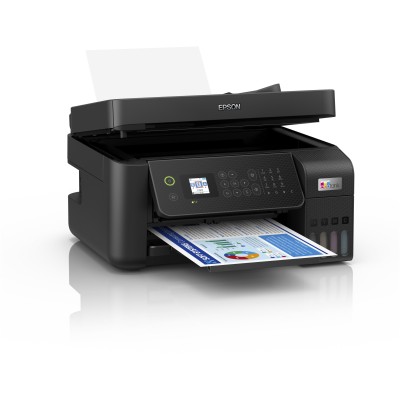 МФУ ink color A4 Epson EcoTank L5290 33_15 ppm Fax ADF USB Ethernet Wi-Fi 4 inks (C11CJ65407)